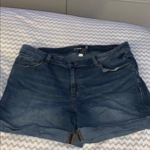 jean shorts size 16